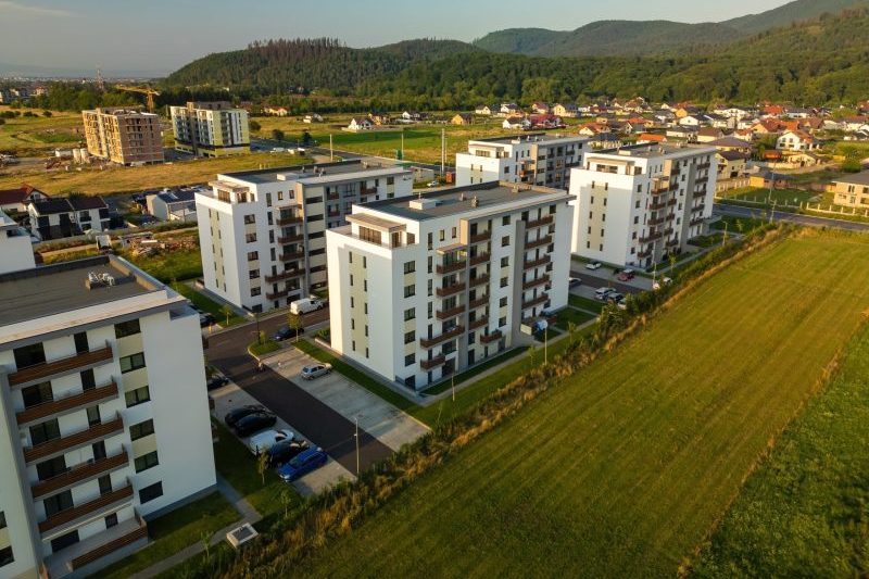 Newly,Built,Multifamily,Houses